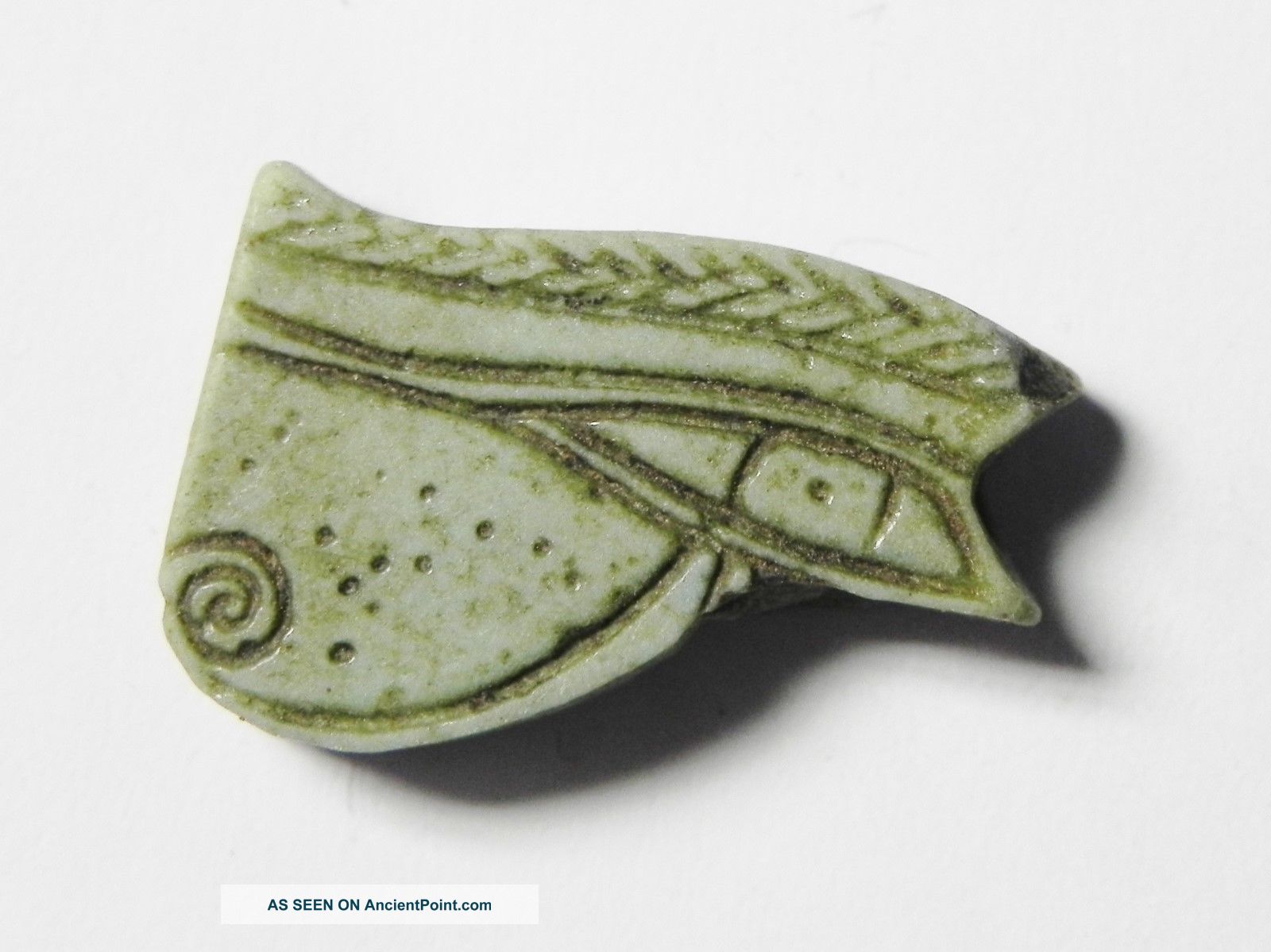 Zurqieh - Mk2230 - Ancient Egypt - Eye Of Horus Amulet,  1075 - 600 B.  C Egyptian photo