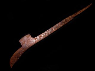 Very Rare Huge Roman Period Iron Cutting Tool,  Well Preserved, photo