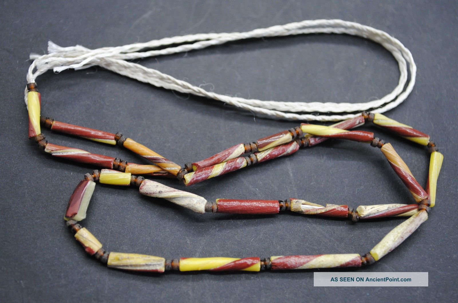 Ancient Romano - Egyptian Glass Bead Necklace 1st Century Ad. Roman photo