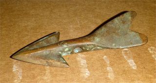 Vintage Harpoon Dart,  Bronze Approx.  4 - 1/2 