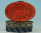 Rare Chinese Old Tradition Silver Cloisonne Inlay Jewel Box Boxes photo 6