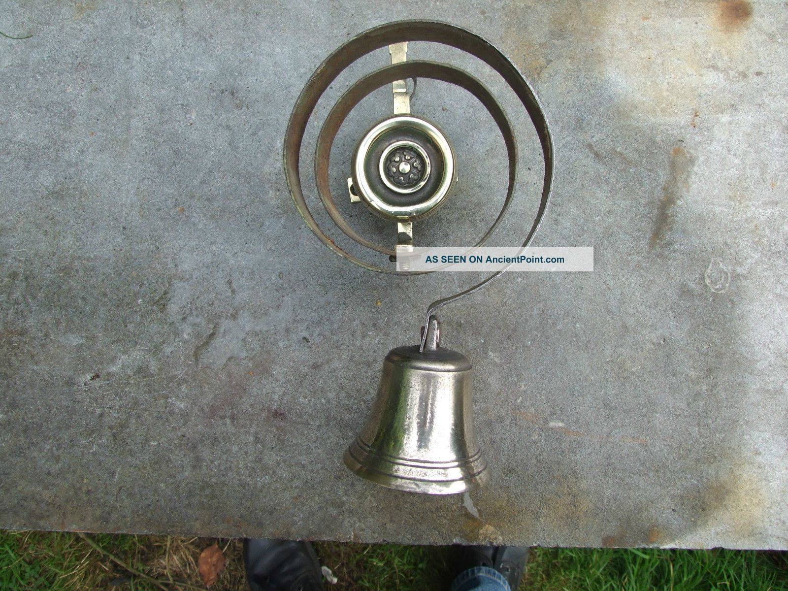 Reclaimed Servants/door Bell With Rose Motif Door Bells & Knockers photo