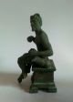 Bronze Figure Satyr Pan Statuette Sculpture Art Mythical Deco Roman Greek Modern Roman photo 2