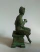 Bronze Figure Satyr Pan Statuette Sculpture Art Mythical Deco Roman Greek Modern Roman photo 3