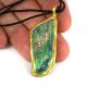 Wrapped Pendant Old World Recovered Patina Glass Fragment Piece 50mm Length Other Antiquities photo 5