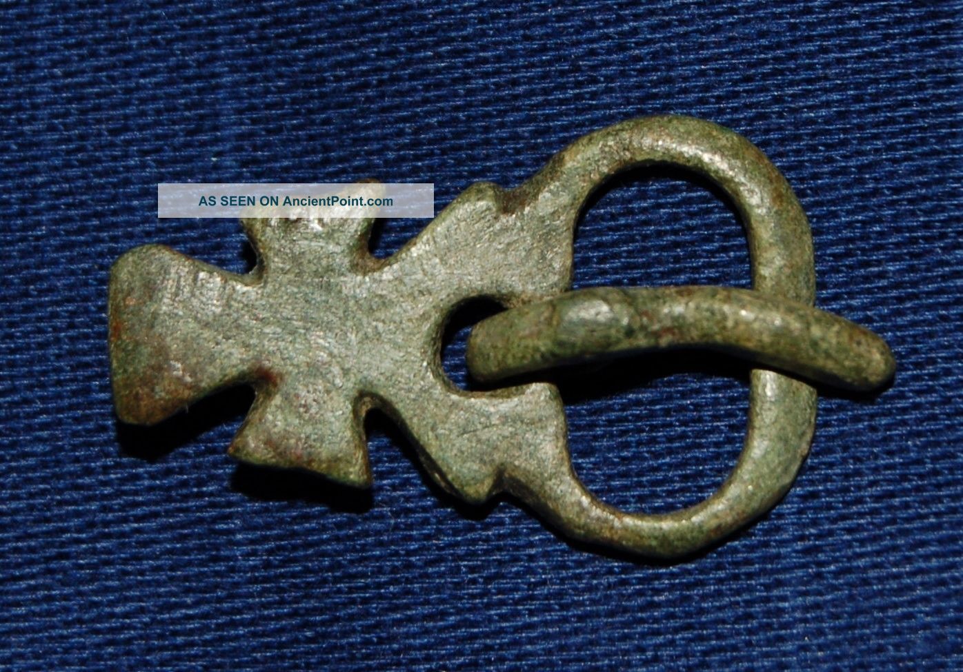 Medieval Cross / Crusiform Buckle - Circa 1300 Ad British photo