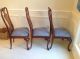 8 Thomasville Queen Anne Mahogany Dining Room Chairs Pristine 2 Arm,  6 Side Post-1950 photo 11