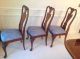 8 Thomasville Queen Anne Mahogany Dining Room Chairs Pristine 2 Arm,  6 Side Post-1950 photo 6
