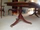Thomasville Duncan Phyfe Double Pedestal Inlaid Mahogany Dining Table And Pads Post-1950 photo 3
