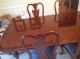 Thomasville Duncan Phyfe Double Pedestal Inlaid Mahogany Dining Table And Pads Post-1950 photo 5