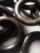 34 Antique Wood Curtain Drapery Rings Victorian Aesthetic Ebony Black Gold Other Antique Hardware photo 9
