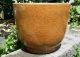 Large Vintage Orange Gainey T12 Pottery Architectural Ribbed Planter Mid Century Mid-Century Modernism photo 9