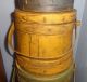 Large Stack Of 5 Old Painted Firkin - Sugar Bucket - Graduated Sizes Primitives photo 2
