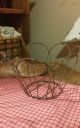 Antique Scalloped Edge Wire Child ' S ? Baskets 2 Primitives photo 2