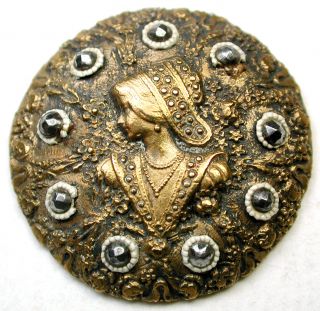 Antique Brass Button 