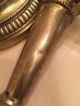 Antique Bronze Candlestick Signed - Damage - Metalware photo 2