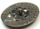 Lg Sz Antique Pierced Brass Button The Falcon Huntress W/ Cut Steel Accents Buttons photo 1