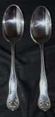 Lancaster By Gorham Sterling Silver Two Tablespoons No Mono Shiny 1 Money Flatware & Silverware photo 3