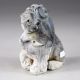 Chinese Hand Carved Lion Statues Old Stone Statue 1925 Other Antique Chinese Statues photo 2