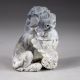 Chinese Hand Carved Lion Statues Old Stone Statue 1925 Other Antique Chinese Statues photo 3