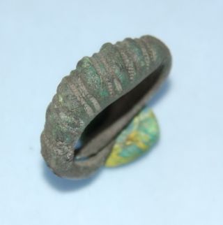 Ancient Old Viking Bronze Ethnic Ring (ma47) photo