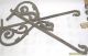 Old Ornate Iron Curtain Rods Swing Arm Art Nouvea Antique Rustic Hardware 1 Pair Other Antique Hardware photo 3