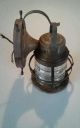 Vintage Outdoor Brass Glass Jar Light Fixture With Ship ' S Wheel Lamps & Lighting photo 4
