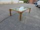 Mastercraft Brass Coffee Table With Greek Key Accents Mid-Century Modernism photo 1