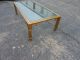 Mastercraft Brass Coffee Table With Greek Key Accents Mid-Century Modernism photo 4