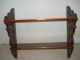 Two Tier Solid Wood Victorian Wall Shelf.  Hand - Made. Victorian photo 1
