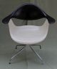 Rare Authentic George Nelson 2 - Tone Daf Swag Legged Chair For Hermin Miller Mid-Century Modernism photo 1