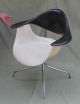 Rare Authentic George Nelson 2 - Tone Daf Swag Legged Chair For Hermin Miller Mid-Century Modernism photo 2