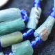 Ancient Roman Glass Beads 1 Medium Strand Aqua And Green 100 - 200 Bc 0338 Roman photo 2
