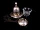 Vintage Triple Chained Orthodox Censer Lampada W/ The Jar Byzantine photo 4