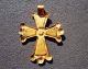 Gold Byzantine Cross Pendant.  Circa 8 - 11 C.  Ad Byzantine photo 1
