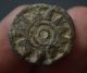 Ancient Viking Bronze Amulet Pendant Of Solar Symbol,  Ca 1000 Ad.  Norse Relic. Scandinavian photo 6