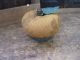 Primitive Halloween Pumpkin Pinkeep With Antique Cast Iron Base Thimble & Pins Primitives photo 3