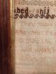 Antique Hand Stitched Sampler 19th Century Alphabet Folk Art Linen Embroidery Primitives photo 5