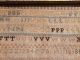 Antique Hand Stitched Sampler 19th Century Alphabet Folk Art Linen Embroidery Primitives photo 8