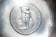 1925 Hong Kong Silver Dollar Coin & Tackhing Sterling Silver Dish Tray Dishes & Coasters photo 3