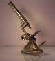 Antique All Brass Stanley Railway Approach Microscope Other Antique Science Equip photo 4