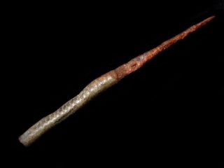Very Rare Roman Medical Iron Tool W/ Bronze Handle, photo