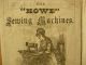 Parkersburg,  Wv.  Howe Sewing Machines.  Advertising Brochure.  C.  1867.  Rare Nor Sewing Machines photo 5