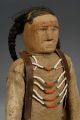 Antique Native American Indian Beaded Dolls/ Cloth,  Wood,  Hide,  Velvet,  Beadwork Native American photo 7