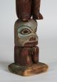 Antique Native American Indian Northwest Coast Wood Totem Pole Sculpture / Nr Native American photo 10