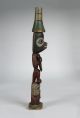 Antique Native American Indian Northwest Coast Wood Totem Pole Sculpture / Nr Native American photo 2