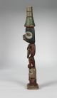 Antique Native American Indian Northwest Coast Wood Totem Pole Sculpture / Nr Native American photo 7