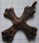 Viking Period Scandinavian Bronze Cross 900 - 1300 Ad Vf, Viking photo 9