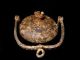 Extremely Rare 1700 - 1800s.  Iron Betty Oil Lamp,  Rooster On Top, Roman photo 1