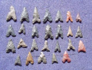 26 Small Tidikelt Projectile Points/tools photo